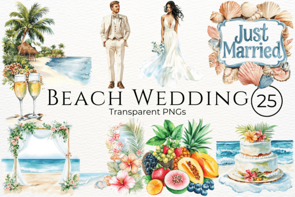 Beach Wedding Watercolor Cliparts: A Creative's Guide