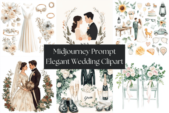 Crafting Timeless Wedding Stationery with Elegant Clipart