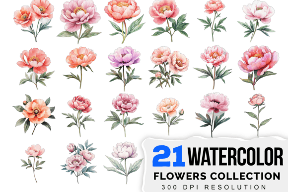 Elegant Watercolor Florals for Wedding Decor
