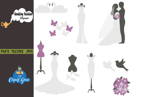 Elevate Your Wedding Projects with Clipart