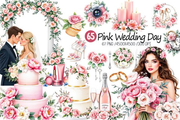 Enchanting Pink Wedding Day: A Designer's Collection
