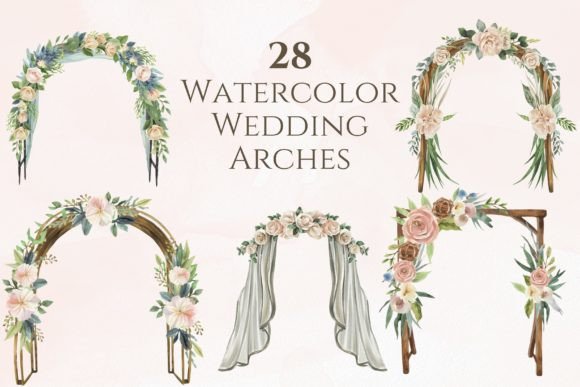 Watercolor Wedding Arches: A Complete Collection for Modern Design